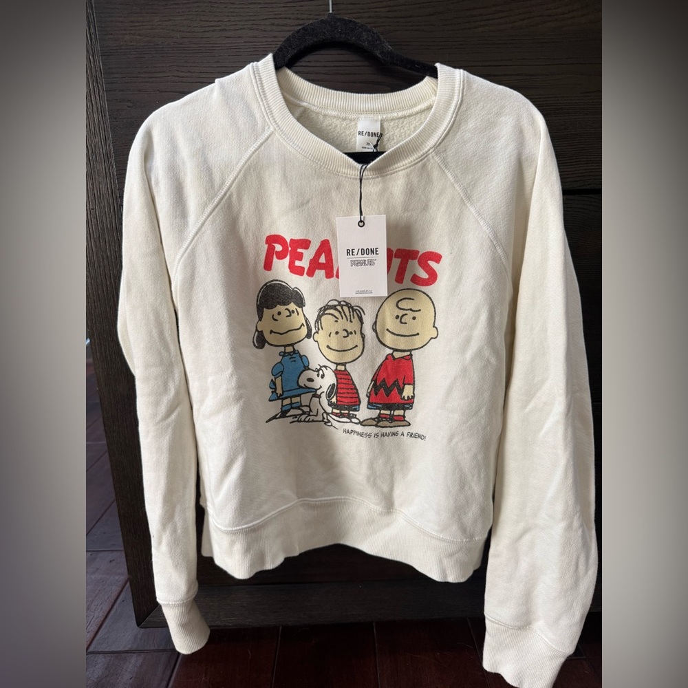 Re/ Done  Peanuts White Sweater - Picture 4 of 6